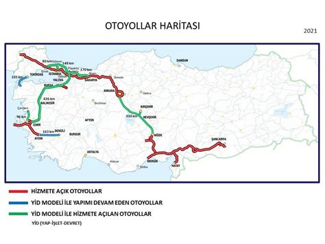 türkiye otoyol haritası 2023